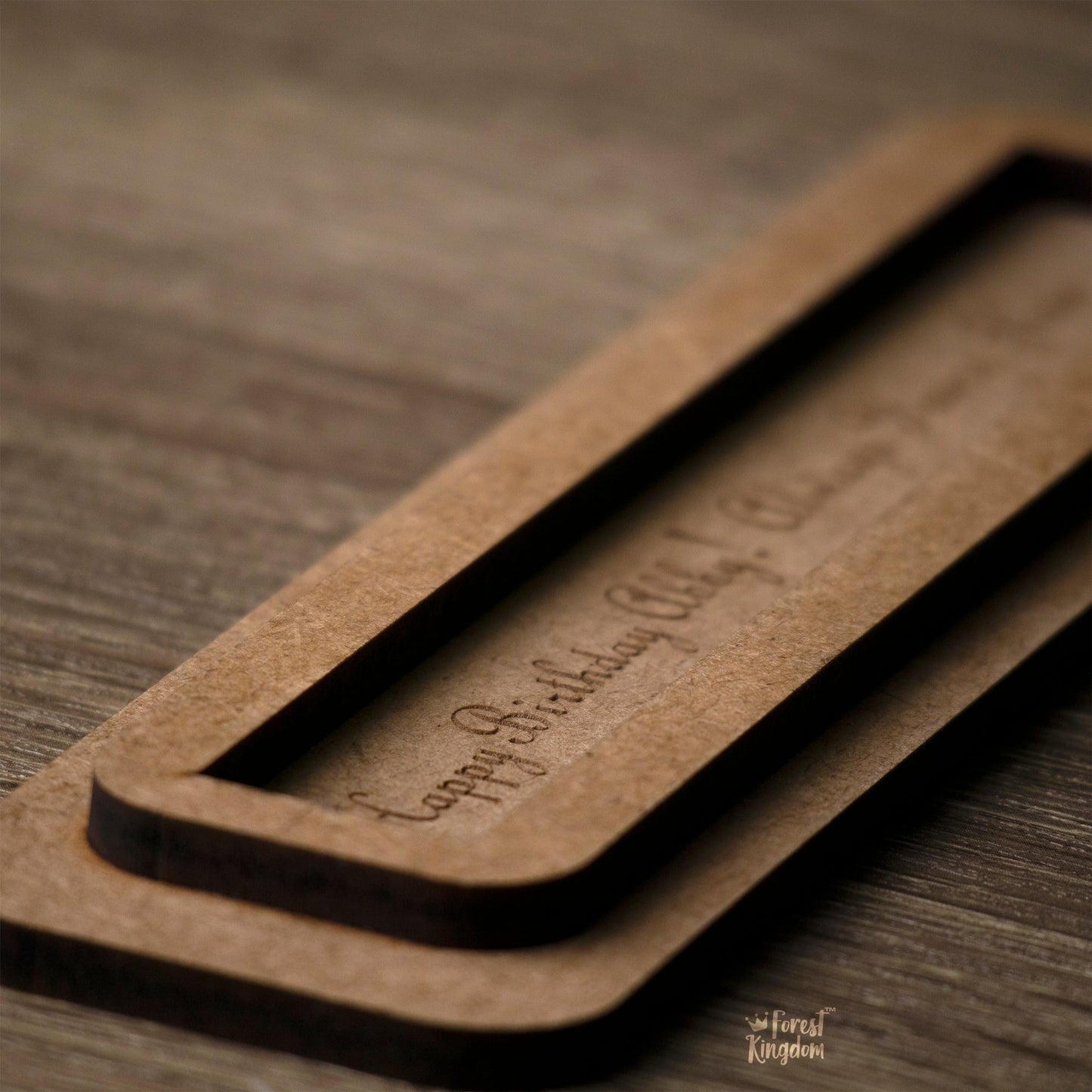 Дерев'яний настільний світильник - "Говерла"